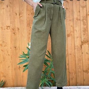 Babaton Olive Cargo Pants / Utility Trousers